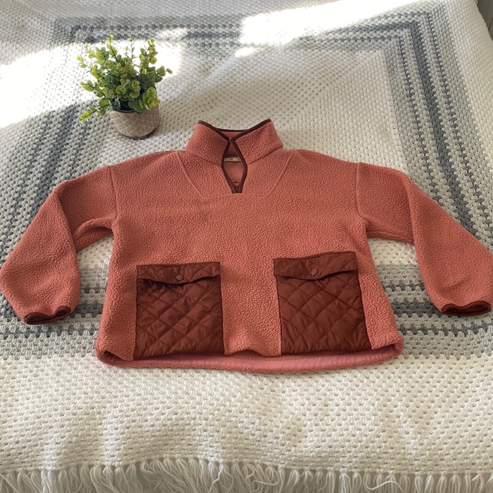 Madewell 1/4 zip fleece